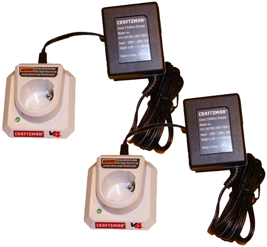 Wholesale β Craftsman V4 Li-on 4v 10-12hr Charger (2 Pack) # 140177001 π 1 Wholesale β Craftsman V4 Li-on 4v 10-12hr Charger (2 Pack) # 140177001 π