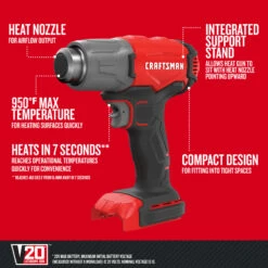 Alternative view of Coupon 🔥 Craftsman V20 20 volt Cordless Heat Gun 😉