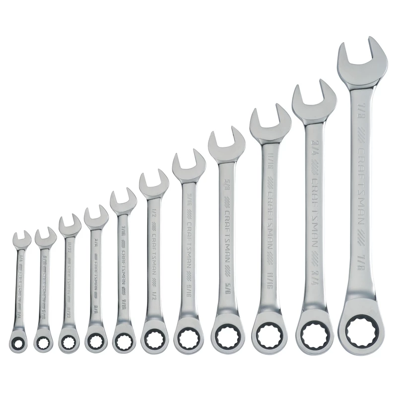 Budget π Craftsman SAE Ratcheting Combination Wrench Set 11 pc. β€οΈ 1 Budget π Craftsman SAE Ratcheting Combination Wrench Set 11 pc. β€οΈ