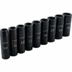 Best Pirce β€οΈ Craftsman 3/8 in. drive Metric 6 Point Deep Socket Set Deep Impact Socket Set 9 pc. βοΈ