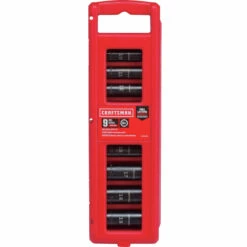 Alternative view of Best Pirce ❤️ Craftsman 3/8 in. drive Metric 6 Point Deep Socket Set Deep Impact Socket Set 9 pc. ✔️