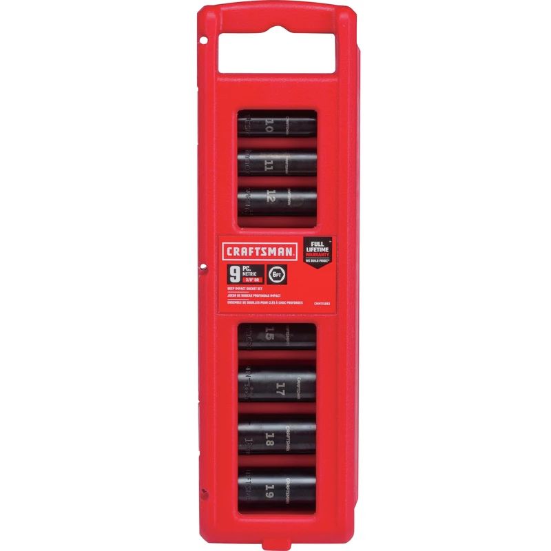 Best Pirce ❤️ Craftsman 3/8 in. drive Metric 6 Point Deep Socket Set Deep Impact Socket Set 9 pc. ✔️ 2 Best Pirce ❤️ Craftsman 3/8 in. drive Metric 6 Point Deep Socket Set Deep Impact Socket Set 9 pc. ✔️ - Image 2