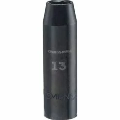 Outlet ❤️ Craftsman Deep Impact Socket, Metric, 1/2-Inch Drive, 13Mm (Cmmt16074) 😍