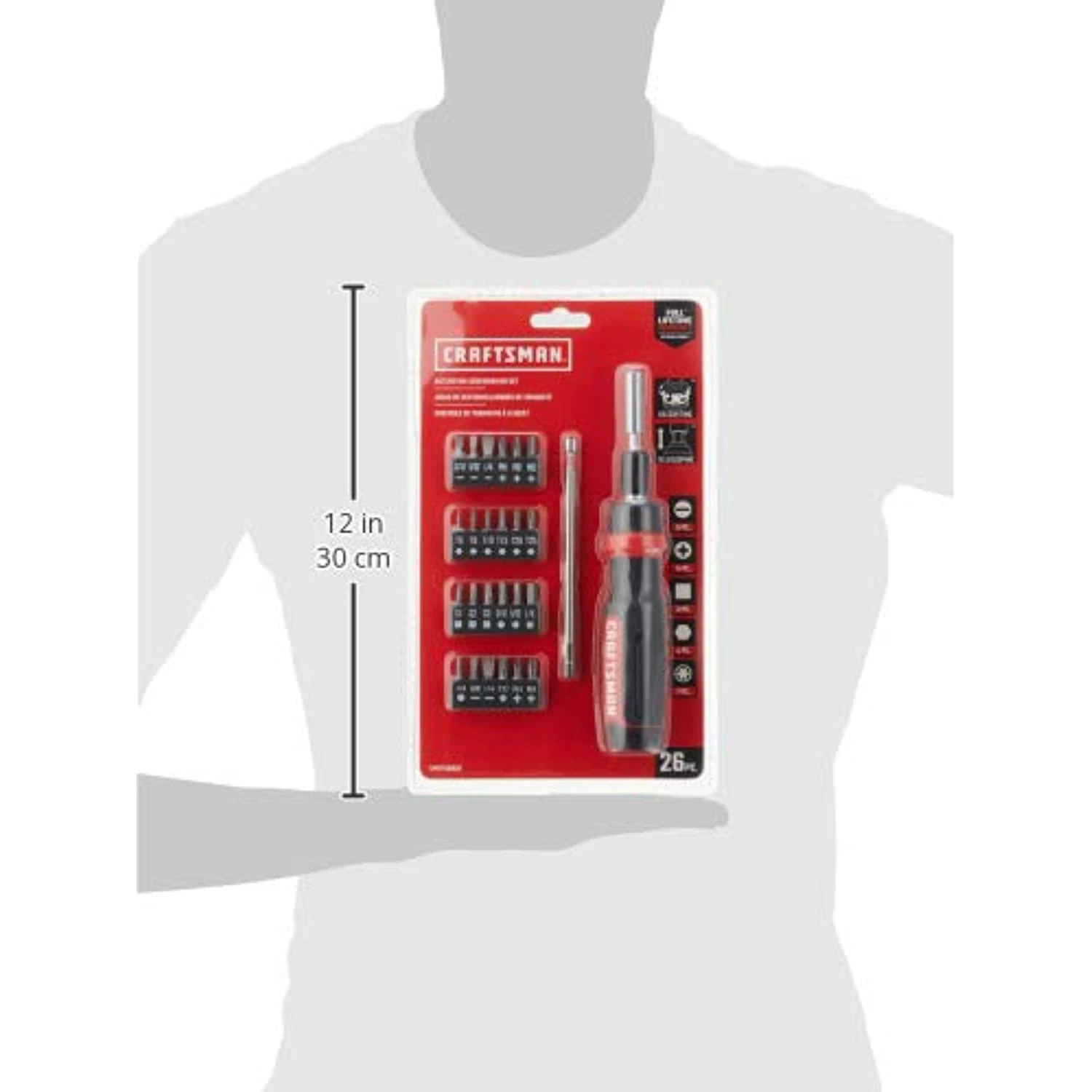 Brand new π Craftsman Ratcheting Screwdriver Set, 26-Piece (Cmht68001) β€οΈ 3 Brand new π Craftsman Ratcheting Screwdriver Set, 26-Piece (Cmht68001) β€οΈ - Image 3