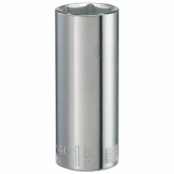 Flash Sale 😀 Craftsman Deep Socket, Metric, 3/8-Inch Drive, 19Mm, 6-Point (Cmmt44436) 🔥