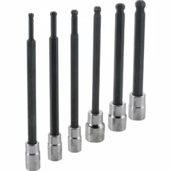 Promo 👍 Craftsman Hex Bit Socket Set, Sae, 3/8-Inch Drive, Long Ball, 6-Piece (Cmmt42606) 😉