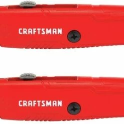 Deals ✔️ Craftsman Utility Knife, Retractable Blade, 2-Pack (CMHT10382) 🔔