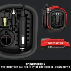 Coupon 🤩 Craftsman V20 Inflator, Tool Only (Cmce520B) , Red 🔥 -Craftsman Tools Sales 61062rc HML.US1500