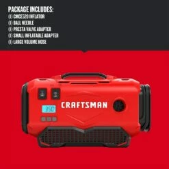 Coupon 🤩 Craftsman V20 Inflator, Tool Only (Cmce520B) , Red 🔥 -Craftsman Tools Sales 613C4vN816L.US1500