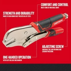 Flash Sale βοΈ Craftsman Locking Pliers, 10-Inch Straight Jaw (CMHT82549) π― 7 Flash Sale βοΈ Craftsman Locking Pliers, 10-Inch Straight Jaw (CMHT82549) π― -Craftsman Tools Sales 61SLwYLSicL. AC SL1000