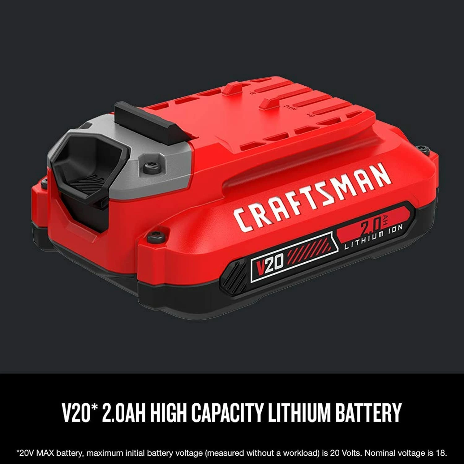 Best deal π€© Craftsman 20V Max Lithium Ion Battery, 2.0-Amp Hour (Cmcb202) π 4 Best deal π€© Craftsman 20V Max Lithium Ion Battery, 2.0-Amp Hour (Cmcb202) π - Image 4