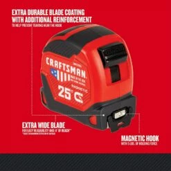 Best reviews of 🤩 Craftsman Tape Measure, Proreach, 25-Foot (Cmht37665S) 🔔 -Craftsman Tools Sales 61bLEtHiN5L.US1500