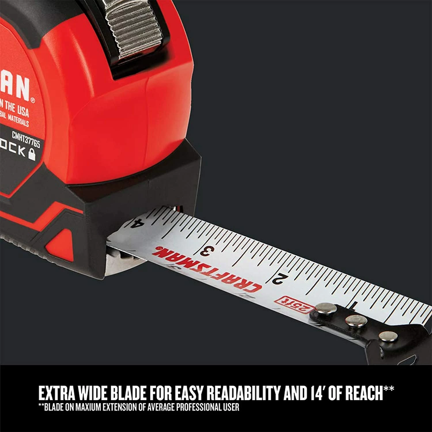 Flash Sale 🧨 Craftsman Tape Measure, Autolock, 25-Foot (Cmht37765S) ❤️ 4 Flash Sale 🧨 Craftsman Tape Measure, Autolock, 25-Foot (Cmht37765S) ❤️ - Image 4