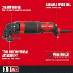 Budget β€οΈ Craftsman Oscillating Tool Kit, 3-Amp, 14-Pieces, Corded (Cmew400) π 7 Budget β€οΈ Craftsman Oscillating Tool Kit, 3-Amp, 14-Pieces, Corded (Cmew400) π -Craftsman Tools Sales 61lyXyBBRXS.US1500