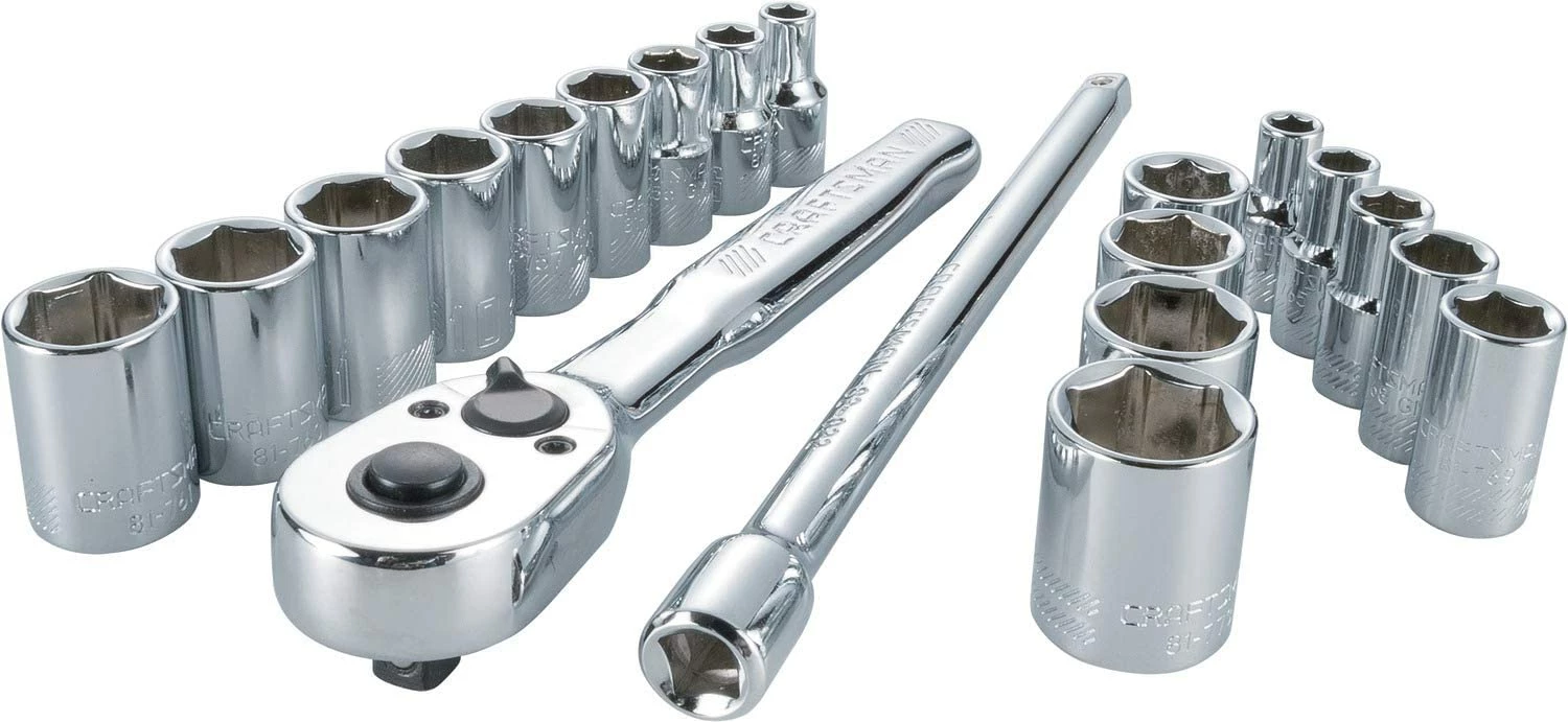Outlet π₯° Craftsman Socket Set, SAE / Metric, 1/4-Inch Drive, 20-Piece (CMMT12008) π 3 Outlet π₯° Craftsman Socket Set, SAE / Metric, 1/4-Inch Drive, 20-Piece (CMMT12008) π - Image 3