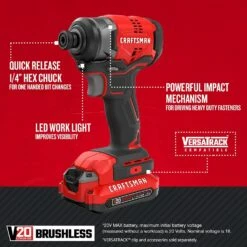 Flash Sale π₯° Craftsman 20V Max Impact Driver Kit, Cordless (Cmcf810C1) π 9 Flash Sale π₯° Craftsman 20V Max Impact Driver Kit, Cordless (Cmcf810C1) π -Craftsman Tools Sales 61w4hJHgyDL.US1500