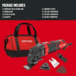 Budget β€οΈ Craftsman Oscillating Tool Kit, 3-Amp, 14-Pieces, Corded (Cmew400) π 8 Budget β€οΈ Craftsman Oscillating Tool Kit, 3-Amp, 14-Pieces, Corded (Cmew400) π -Craftsman Tools Sales 61wA20JiM20XS.US1500