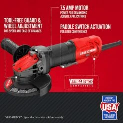 Promo ❤️ Craftsman Angle Grinder, Small, 4-1/2-Inch, 7.5-Amp, Tool Only (Cmeg200) ❤️ -Craftsman Tools Sales 713Qwg5dlnL.US1500