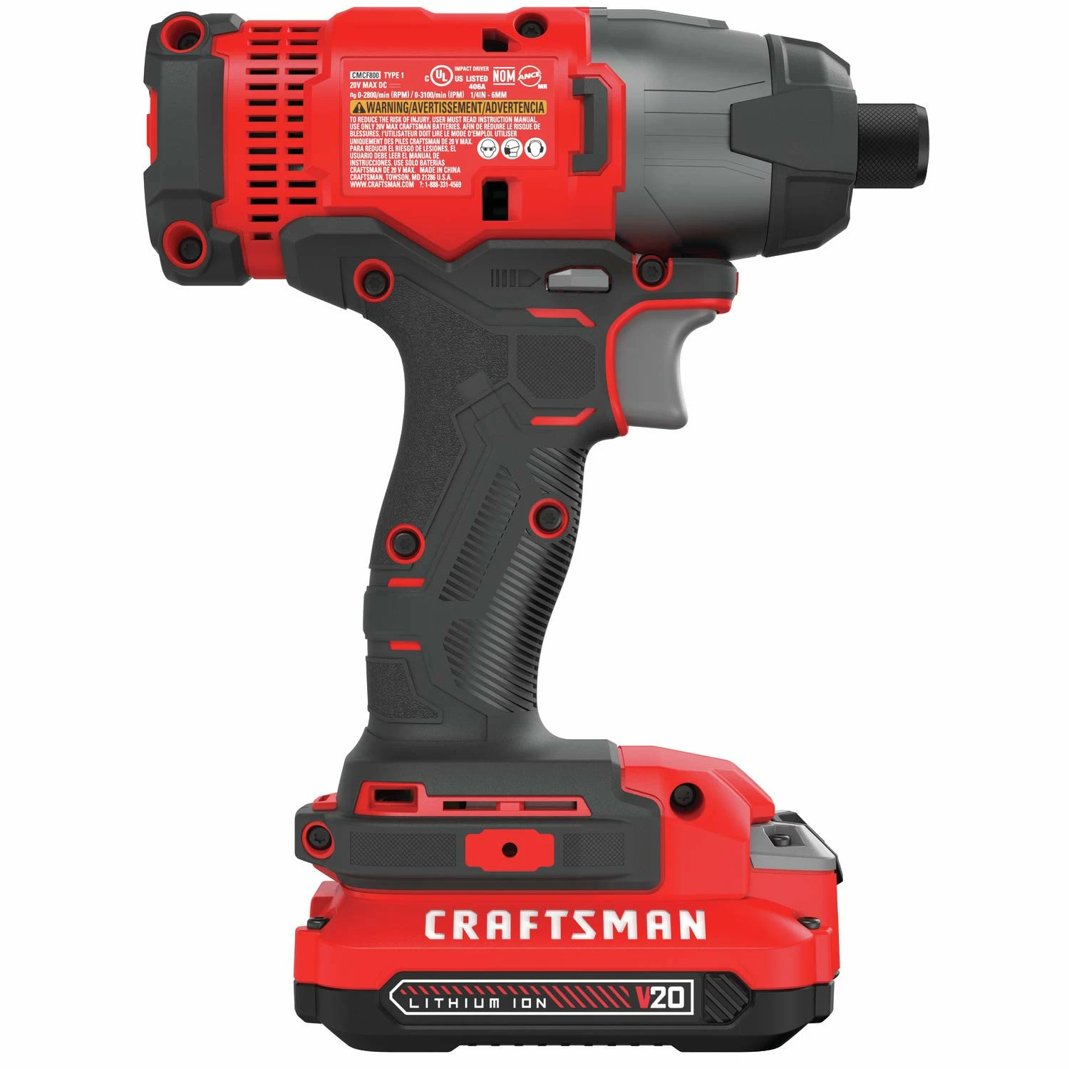 Deals β€οΈ Craftsman V20 Impact Driver Kit, Cordless, 1/4-Inch (Cmcf800C2) π 4 Deals β€οΈ Craftsman V20 Impact Driver Kit, Cordless, 1/4-Inch (Cmcf800C2) π - Image 4