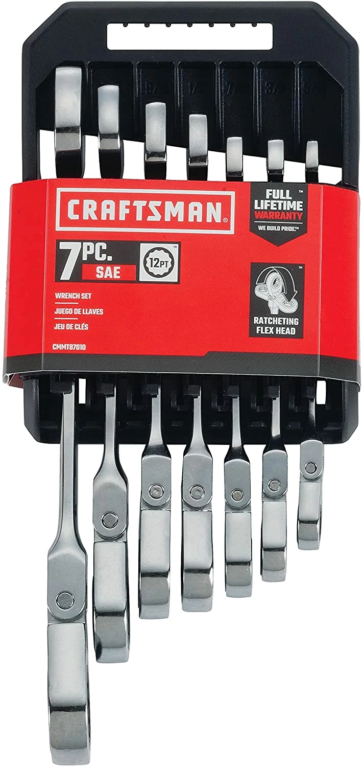 Wholesale ⭐ Craftsman CMMT87010 7-Piece SAE Flex Reversible Ratchet Set ❤️ 4 Wholesale ⭐ Craftsman CMMT87010 7-Piece SAE Flex Reversible Ratchet Set ❤️ - Image 4