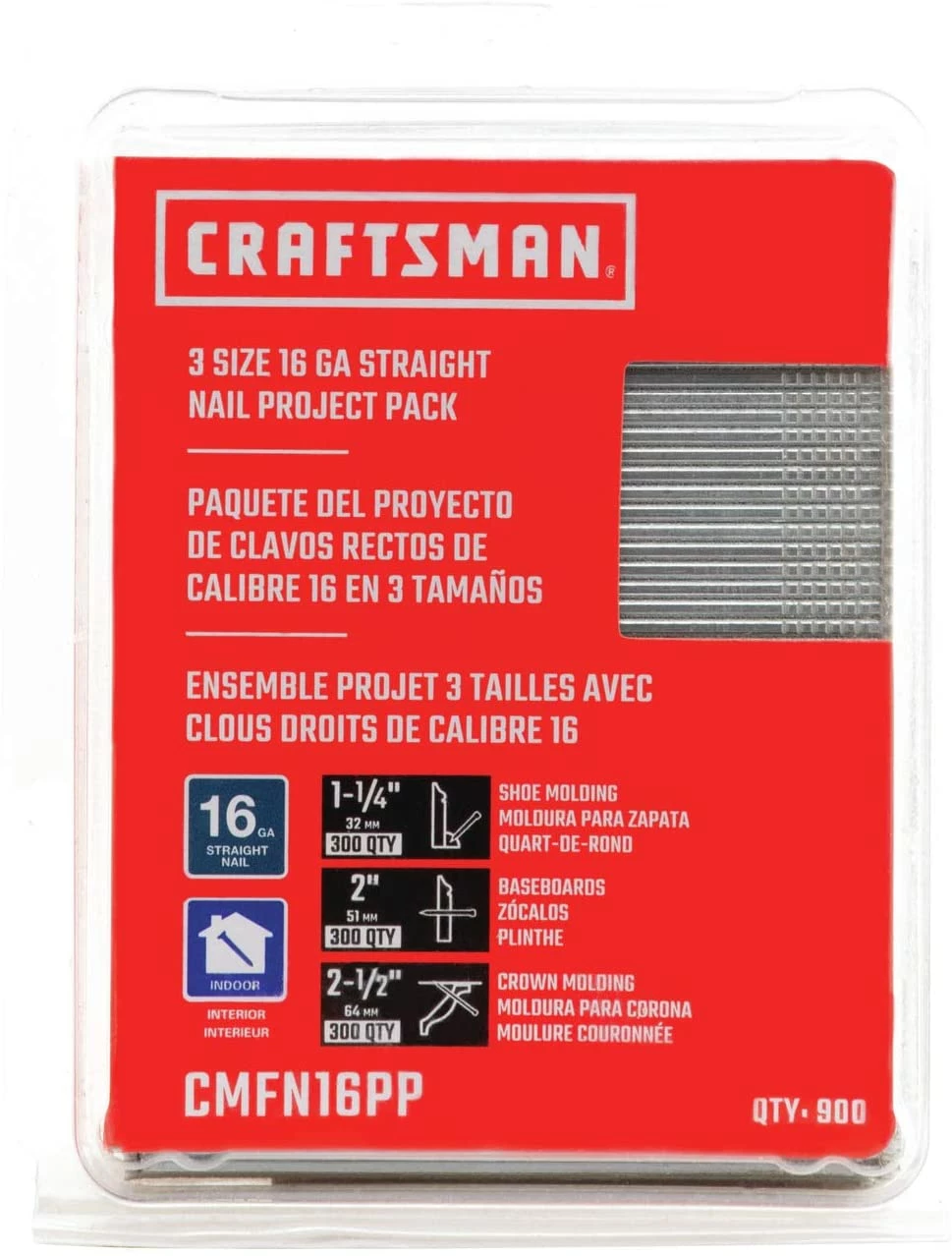 Best deal π₯ Craftsman Finish Nails, 16GA Straight Project Pack (CMFN16PP) β¨ 1 Best deal π₯ Craftsman Finish Nails, 16GA Straight Project Pack (CMFN16PP) β¨