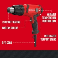 Cheapest ⌛ Craftsman Heat Gun, Electric (Cmee531) ⭐ 8 Cheapest ⌛ Craftsman Heat Gun, Electric (Cmee531) ⭐ -Craftsman Tools Sales 71G0u6xaCjS.US1500