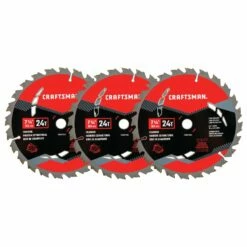 Best deal 👍 Craftsman 7-1/4-Inch Circular Saw Blade, 24-Tooth Carbide, 3-Pack (Cmas3725243) ✔️