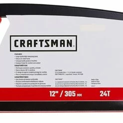 Alternative view of Discount 👏 Craftsman Hand Saw, 12-Inch Hacksaw (CMHT20138) ⭐