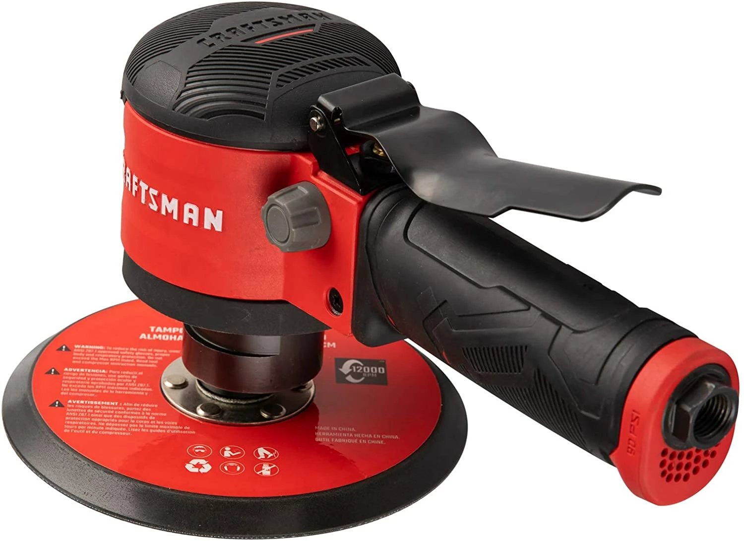 Best Sale π₯ Craftsman CMXPTSG1014NB Dual Action Air Disc Sander, Red βοΈ 4 Best Sale π₯ Craftsman CMXPTSG1014NB Dual Action Air Disc Sander, Red βοΈ - Image 4