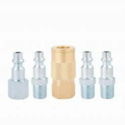 Promo 🥰 Craftsman Cmxztsg1001Nb 5-Piece 1/4-Inch Npt Industrial Coupler/Plug Kit, Brass And Steel ❤️ 7 Promo 🥰 Craftsman Cmxztsg1001Nb 5-Piece 1/4-Inch Npt Industrial Coupler/Plug Kit, Brass And Steel ❤️ -Craftsman Tools Sales 71aulJH720CL.US1500