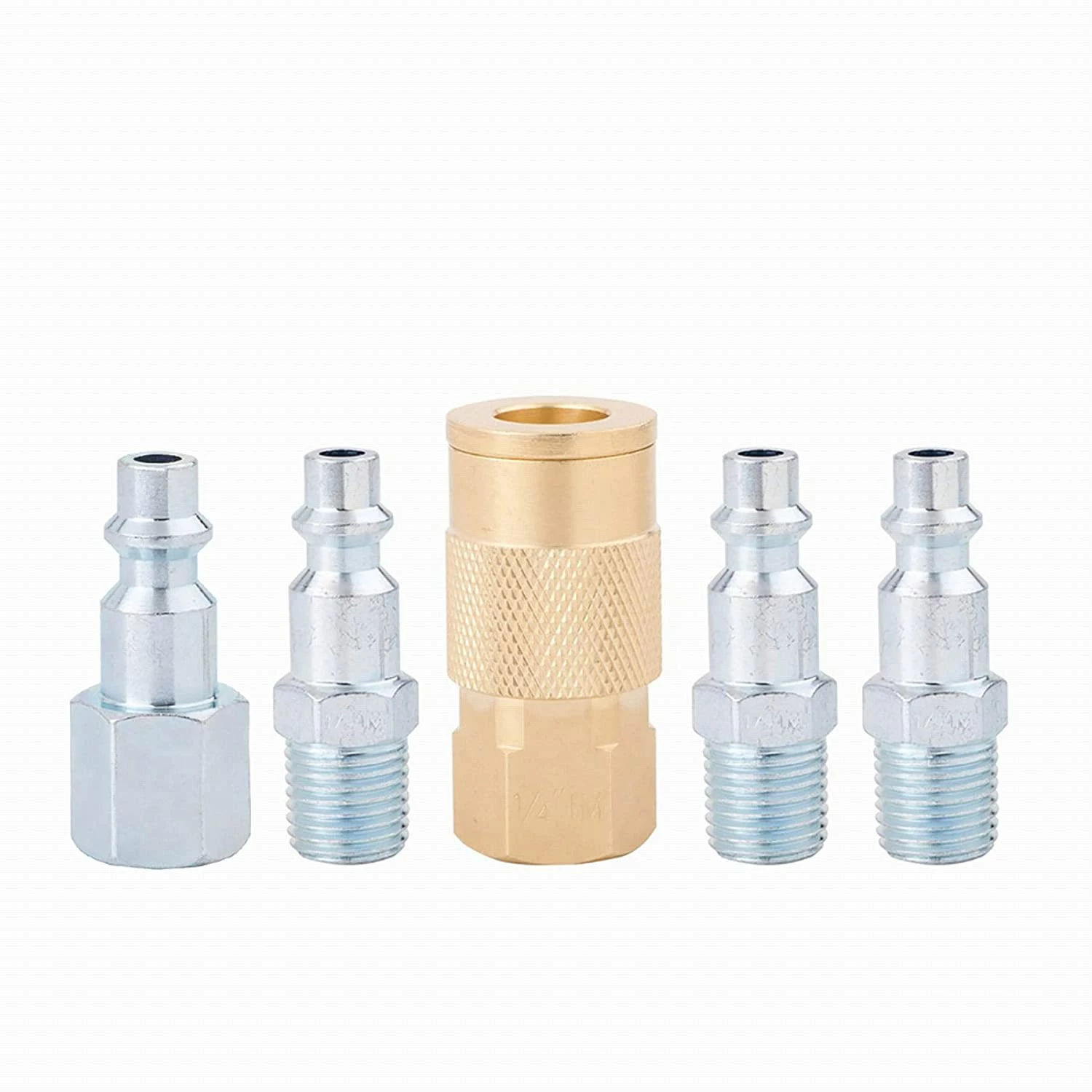 Promo 🥰 Craftsman Cmxztsg1001Nb 5-Piece 1/4-Inch Npt Industrial Coupler/Plug Kit, Brass And Steel ❤️ 4 Promo 🥰 Craftsman Cmxztsg1001Nb 5-Piece 1/4-Inch Npt Industrial Coupler/Plug Kit, Brass And Steel ❤️ - Image 4