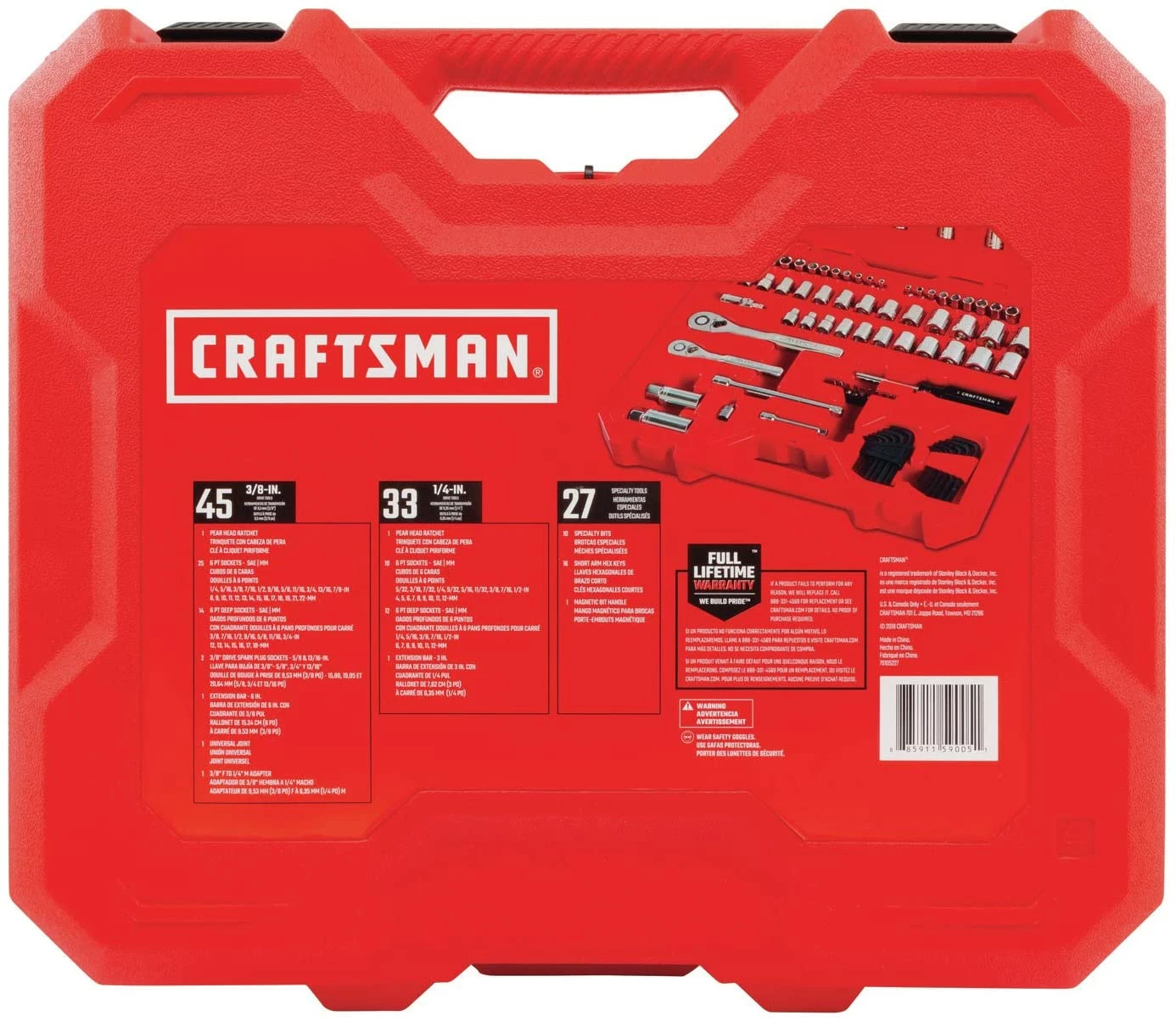 Budget π€© Craftsman Mechanics Tool Kit, 1/4-Inch π 3 Budget π€© Craftsman Mechanics Tool Kit, 1/4-Inch π - Image 3