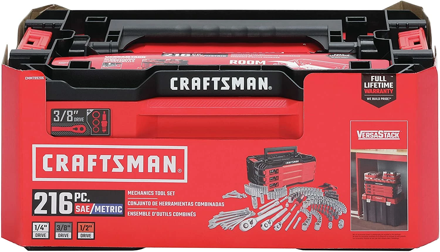 Promo β Craftsman Mechanics Tools Kit with 3 Drawer Box, 216-Piece (CMMT99206) π 3 Promo β Craftsman Mechanics Tools Kit with 3 Drawer Box, 216-Piece (CMMT99206) π - Image 3