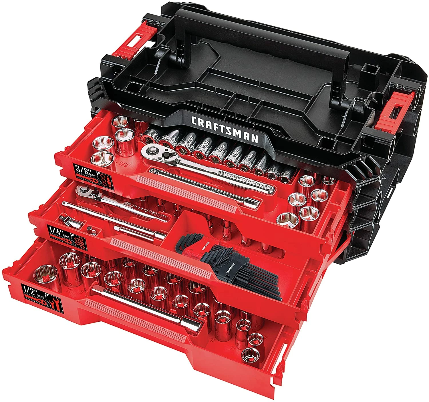 Promo β Craftsman Mechanics Tools Kit with 3 Drawer Box, 216-Piece (CMMT99206) π 4 Promo β Craftsman Mechanics Tools Kit with 3 Drawer Box, 216-Piece (CMMT99206) π - Image 4