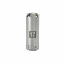 New 👍 Craftsman 17mm 3/8" Drive Easy-To-Read Deep Socket 🔔
