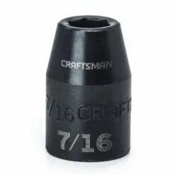 Hot Sale 🎁 Craftsman 7/16 in., 6 pt. 1/2 in. Drive, Easy-To-Read Impact Socket 👍