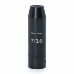 Best reviews of ❤️ Craftsman 7/16 in., 6pt., 1/2 in. drive, Easy-To-Read Impact Deep Socket 👏