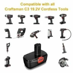 Wholesale ❤️ Craftsman 19.2V 3.0Ah Replacement Battery for Craftsman DieHard C3 315.115410 315.11485 130235021 - 2Pack ✨ -Craftsman Tools Sales prod 13202697608