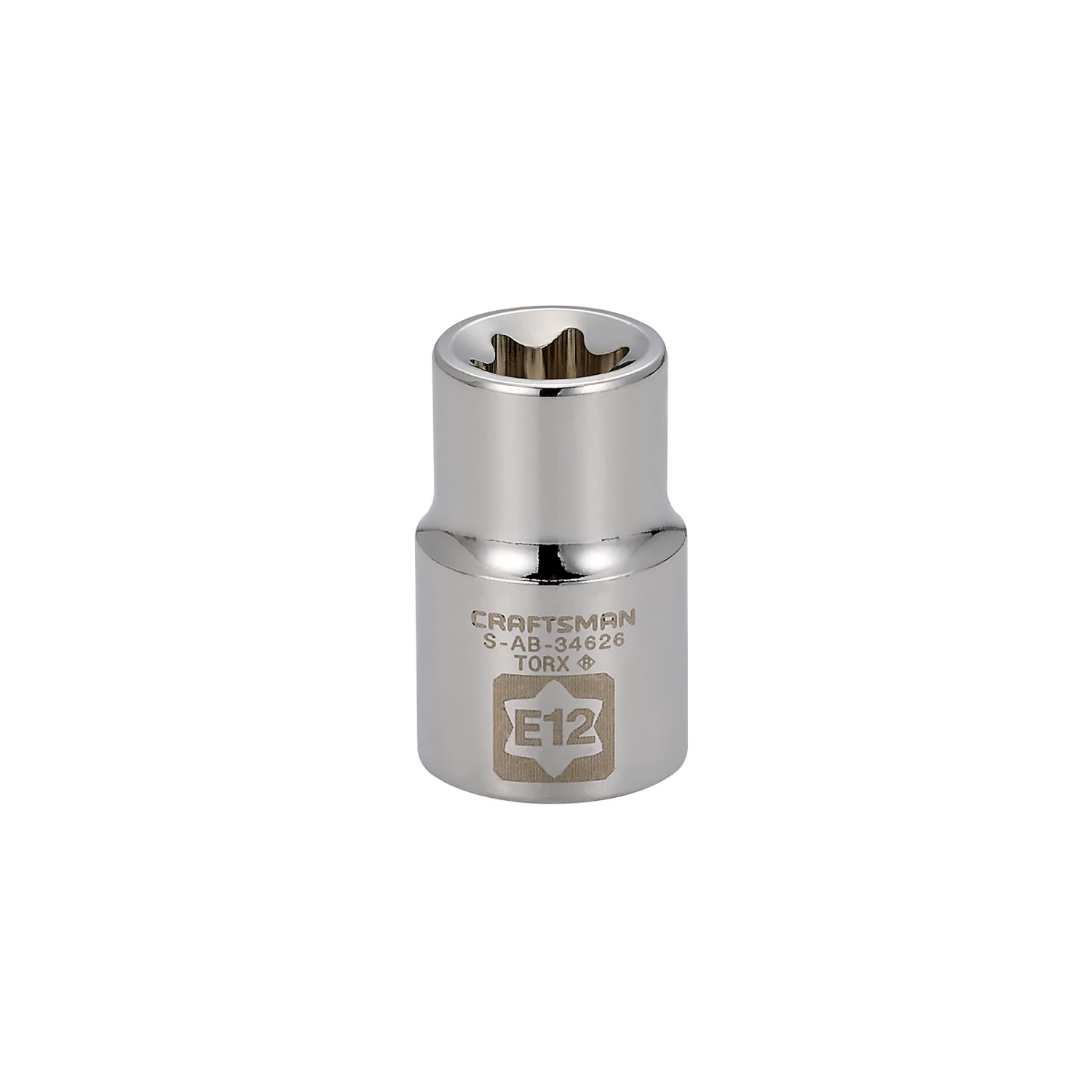 Flash Sale ⌛ Craftsman Easy-To-Read External TORX E12 Socket 3/8 in. Drive ❤️ 1 Flash Sale ⌛ Craftsman Easy-To-Read External TORX E12 Socket 3/8 in. Drive ❤️