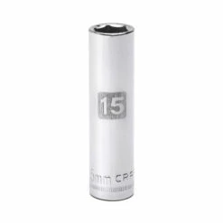 Discount ❤️ Craftsman 15 mm Easy-To-Read Socket, 6pt. Deep-depth 1/2in Dr. 🧨