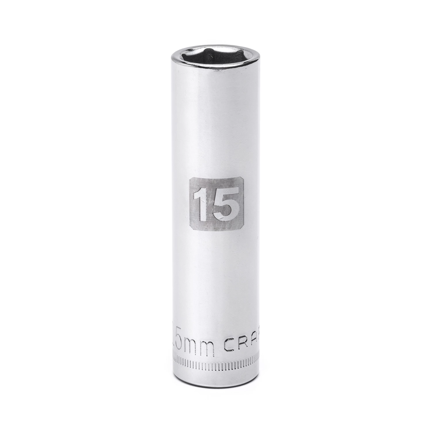 Discount ❤️ Craftsman 15 mm Easy-To-Read Socket, 6pt. Deep-depth 1/2in Dr. 🧨 1 Discount ❤️ Craftsman 15 mm Easy-To-Read Socket, 6pt. Deep-depth 1/2in Dr. 🧨