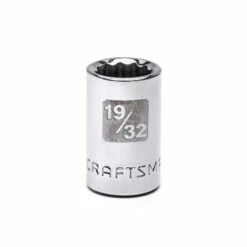New 😍 Craftsman 19/32" x 1/2" Drive 12 pt. Easy-to-Read Socket ✔️
