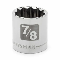 Outlet ⭐ Craftsman 7/8" x 3/8" Drive 12 pt. Easy-to-Read Socket 🎉