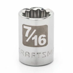 Hot Sale 🔥 Craftsman 7/16" Easy-to-Read Deep Socket 3/8" Drive 🌟