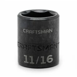Discount ✔️ Craftsman 11/16 in. 6 pt. 3/8 in. Drive Easy-To-Read Impact Socket 🔥