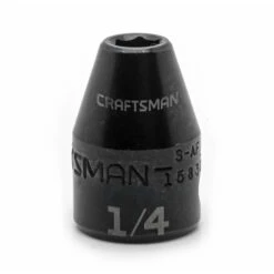 Deals 💯 Craftsman 1/4 in. 6 pt. 3/8 in. Drive Easy-To-Read Impact Socket 🎉