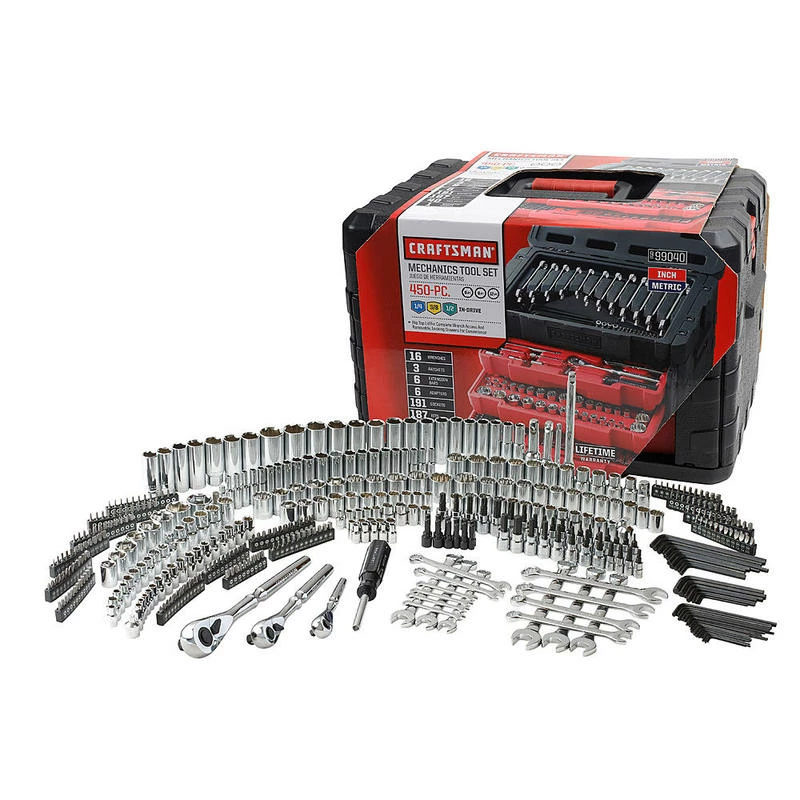 Brand new π€© Craftsman 450-Piece Mechanic's Tool Set β 1 Brand new π€© Craftsman 450-Piece Mechanic's Tool Set β