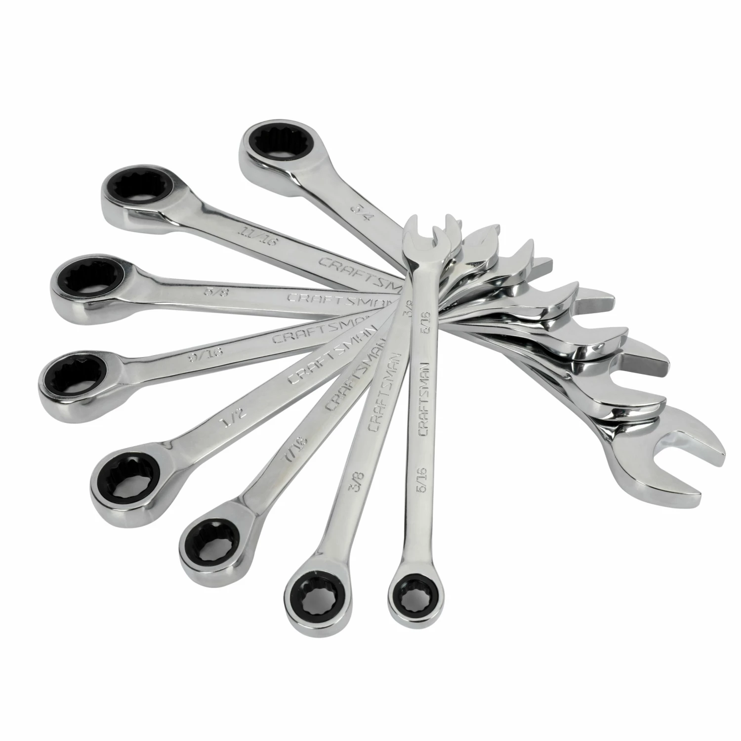 Outlet π€© Craftsman 8 pc. 144-Position Inch Ratcheting Combination Wrench Set π₯° 2 Outlet π€© Craftsman 8 pc. 144-Position Inch Ratcheting Combination Wrench Set π₯° - Image 2