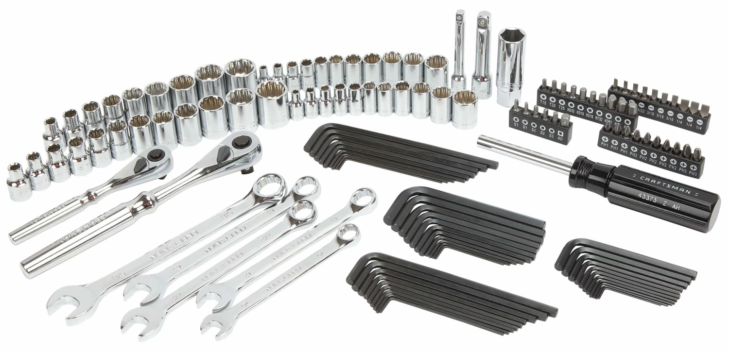 Best deal β€οΈ Craftsman 130-Piece Mechanic's Tool Set and 16-in Metal π₯° Toolbox π 2 Best deal β€οΈ Craftsman 130-Piece Mechanic's Tool Set and 16-in Metal π₯° Toolbox π - Image 2