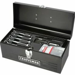 Best deal ❤️ Craftsman 130-Piece Mechanic's Tool Set and 16-in Metal 🥰 Toolbox 🛒